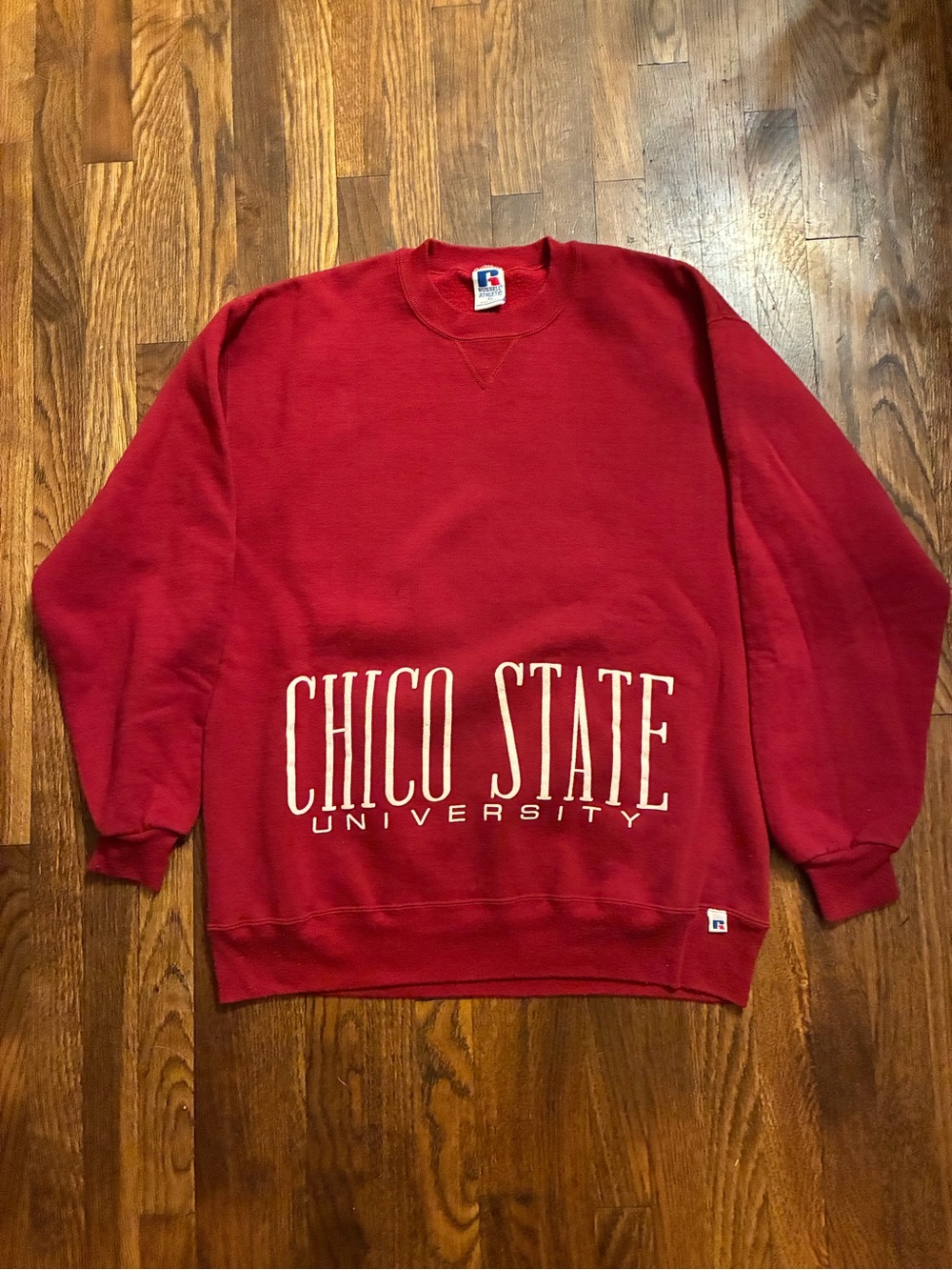 Russell Athletic Red Chico State University Pullover Sweatshirt